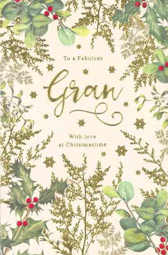 Picture of FABULOUS GRAN CHRISTMAS CARD